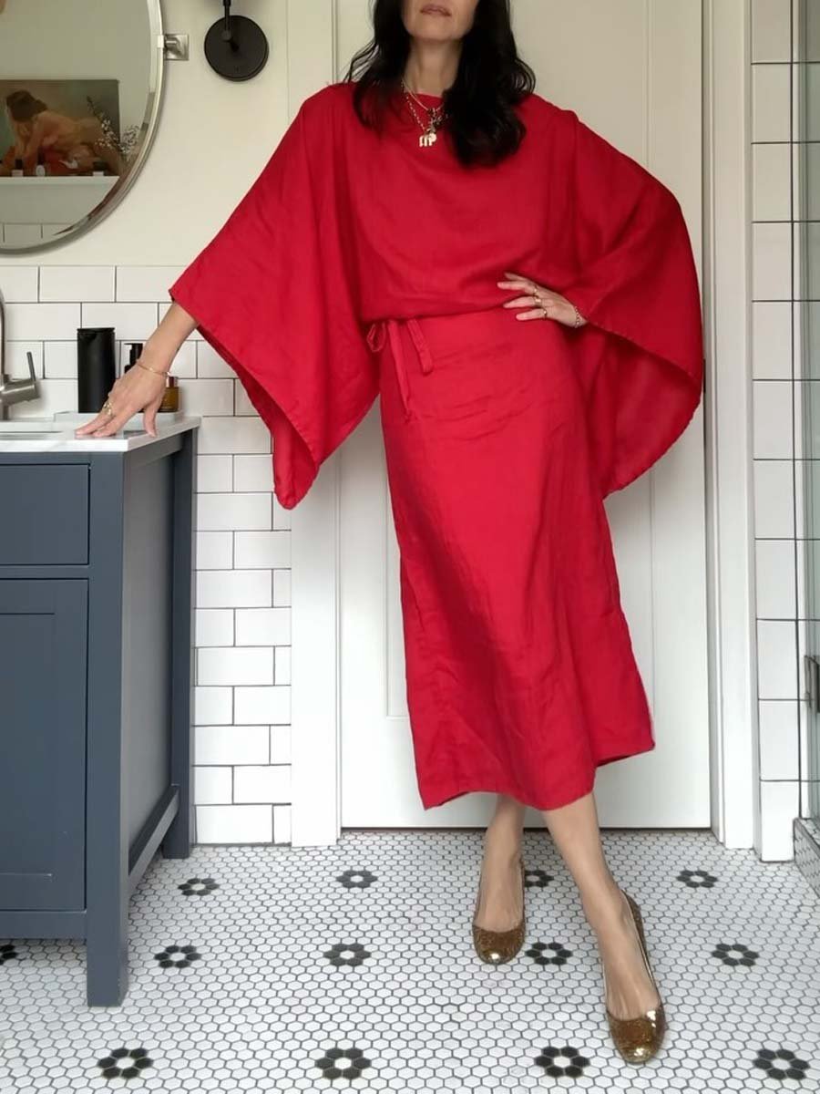Gianna - Robe kimono midi
