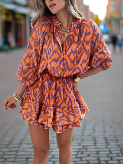 Eleanor - Ruffle Mini Dress