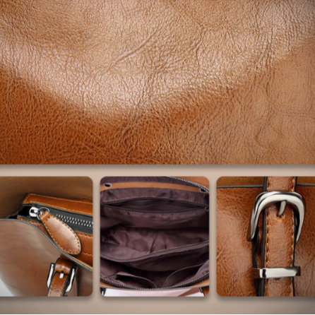 Sac fourre-tout Kathy en cuir végétalien