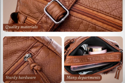 Catherine - Sac bandoulière en cuir végétalien