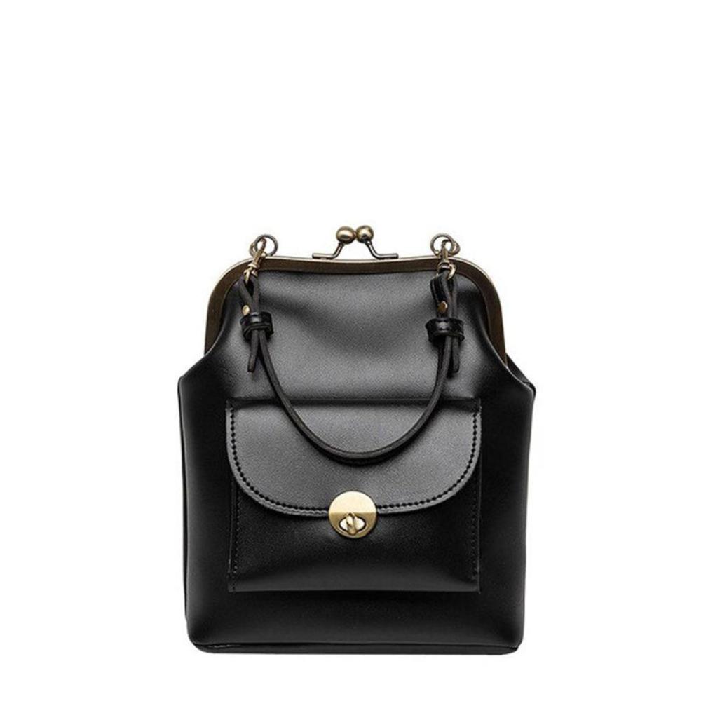 Sac à main structuré Diana en cuir végétalien