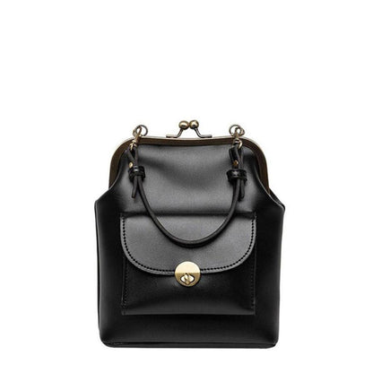 Sac à main structuré Diana en cuir végétalien