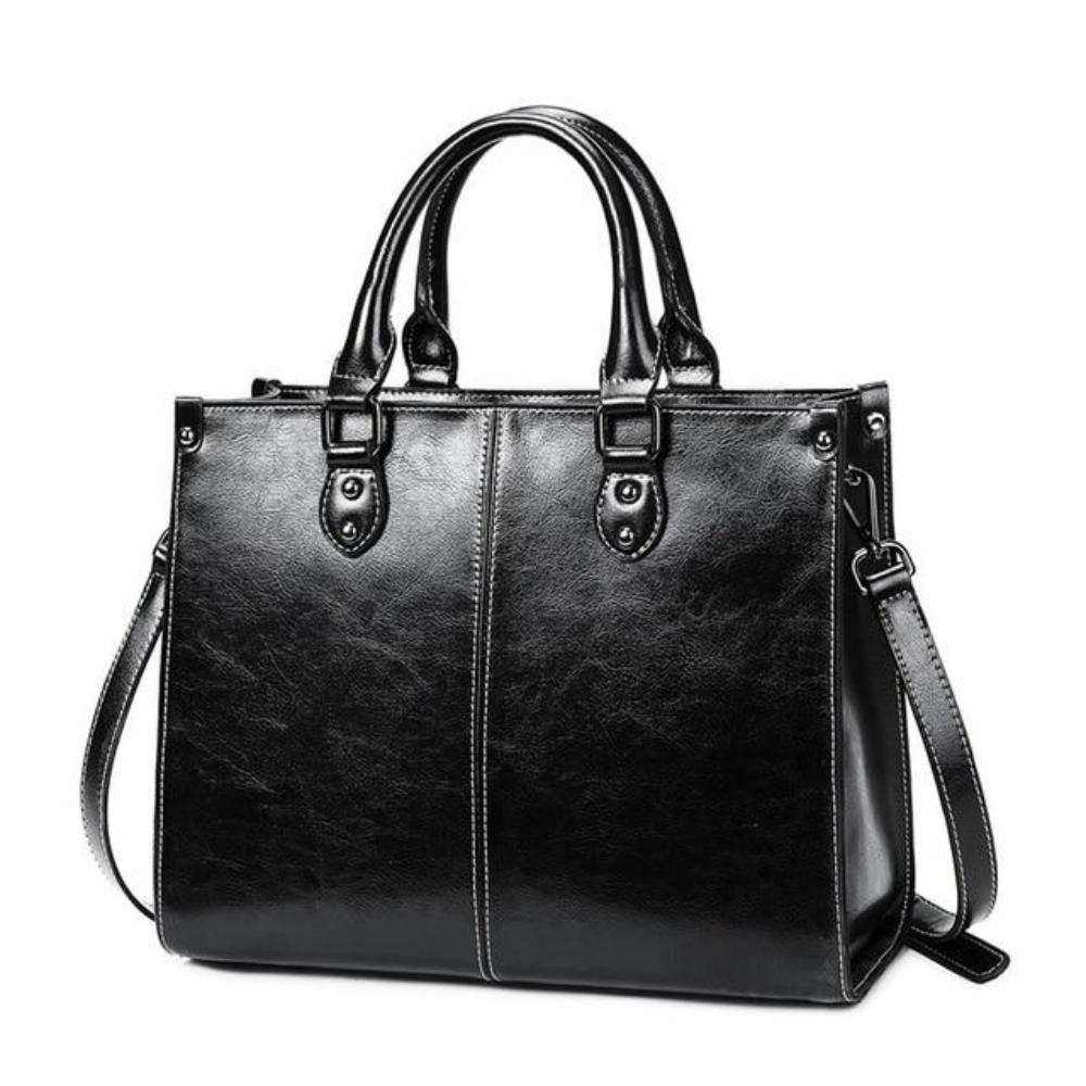 Sally - Structured Leather Handbag