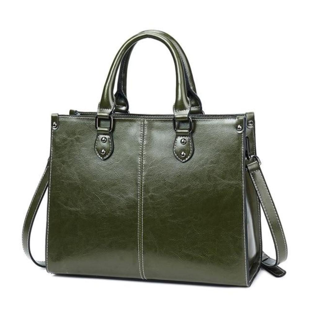 Sally - Structured Leather Handbag