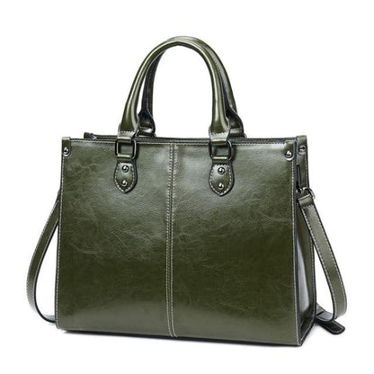 Sally - Structured Leather Handbag
