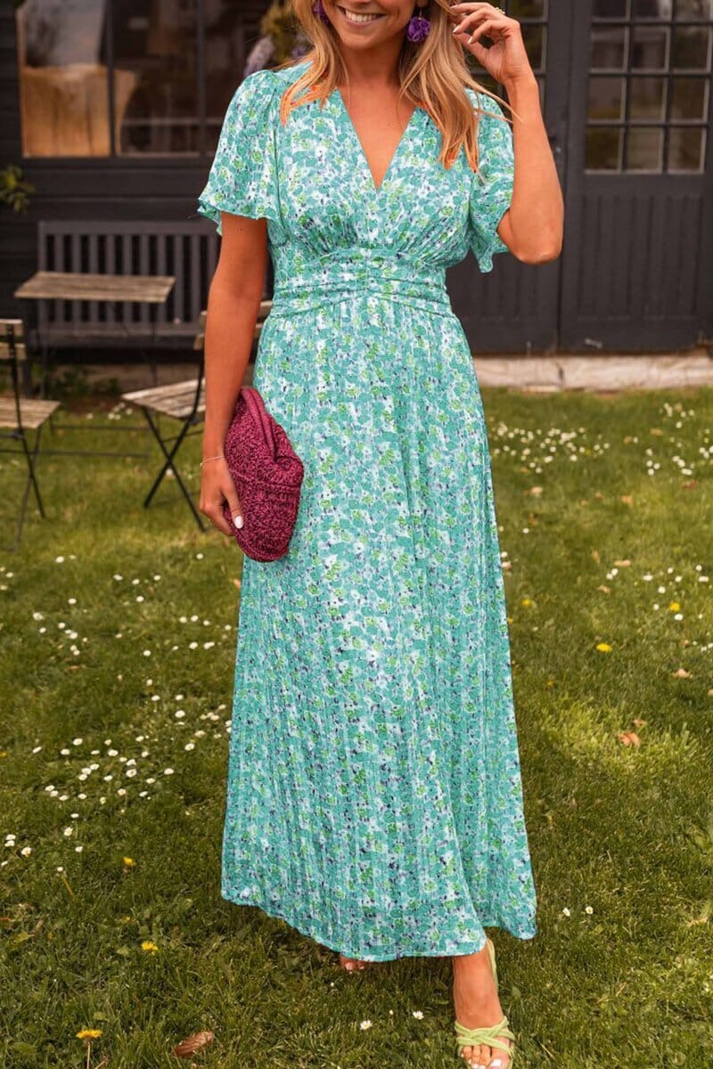 Robe longue fleurie Maya