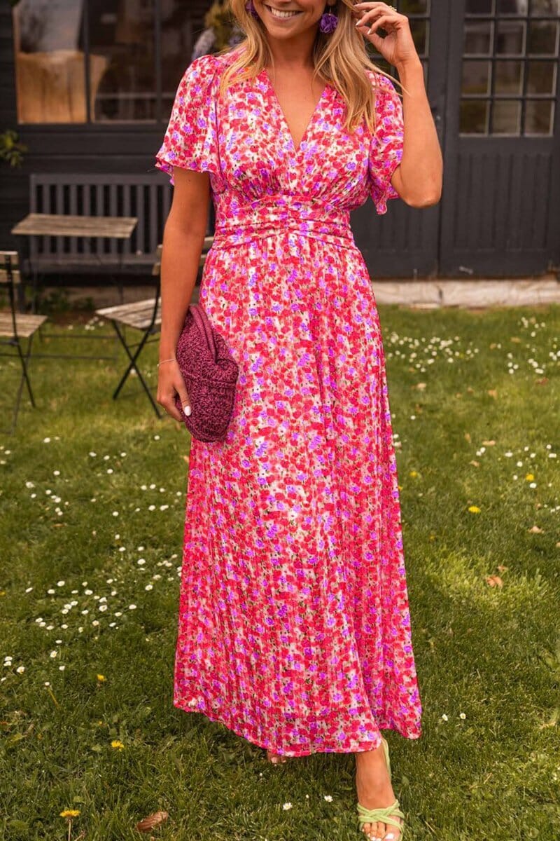 Robe longue fleurie Maya