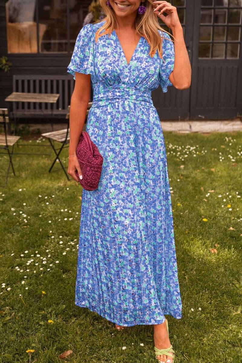 Robe longue fleurie Maya