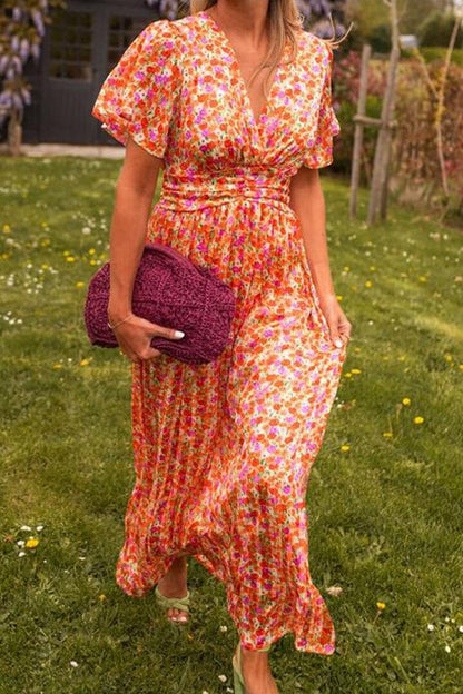 Robe longue fleurie Maya