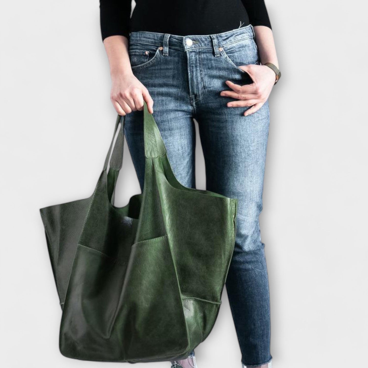 Stella - Vegan Leather Tote Bag