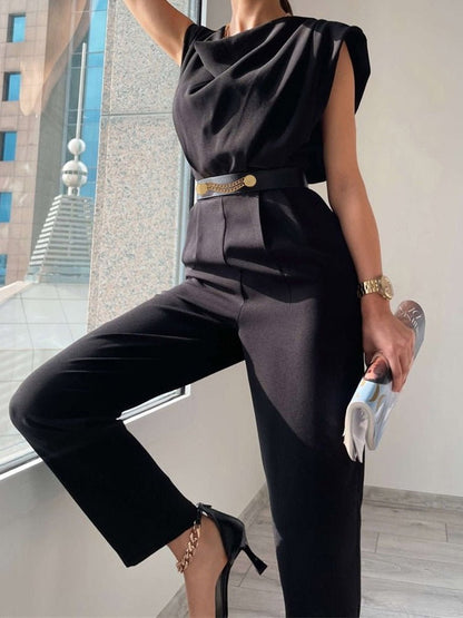 Marlene - Combinaison élégante à jambes larges