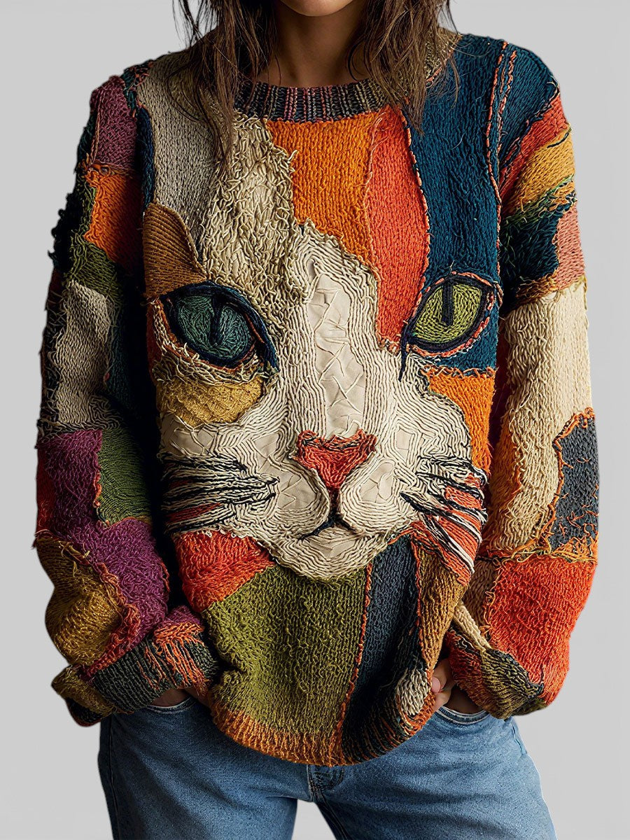 Julian’s Feline Portrait Jumper