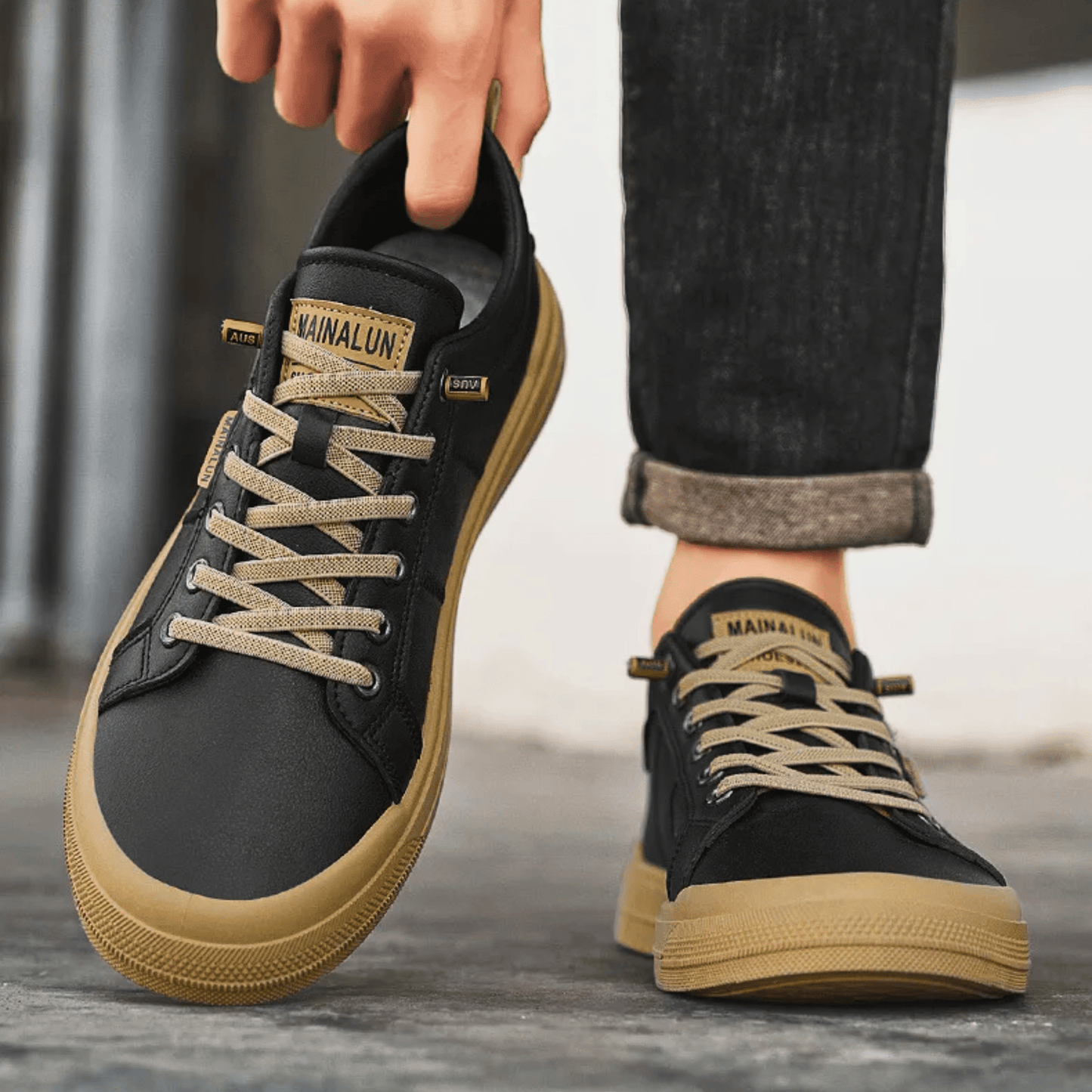 Regent Leather Trainers