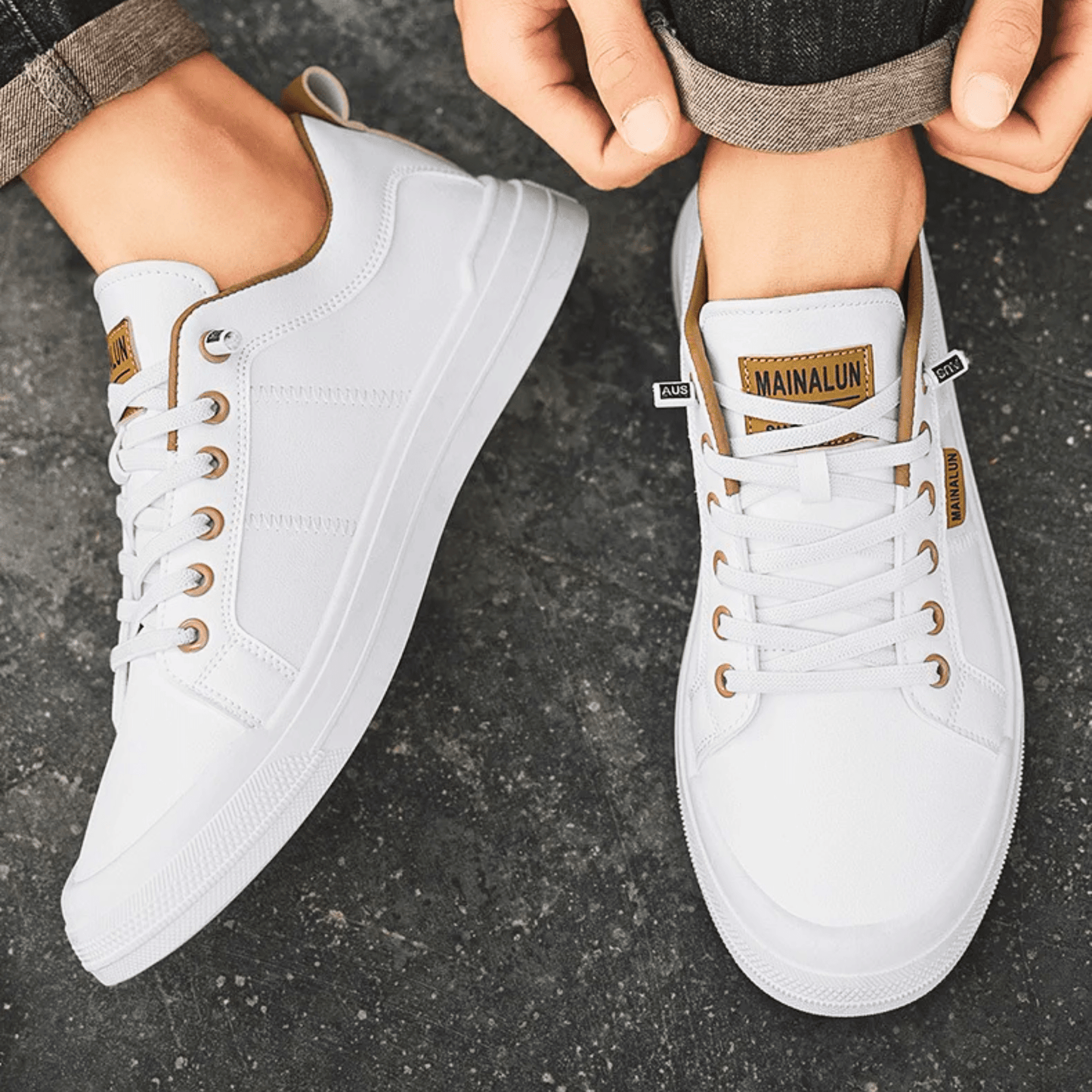 Regent Leather Trainers